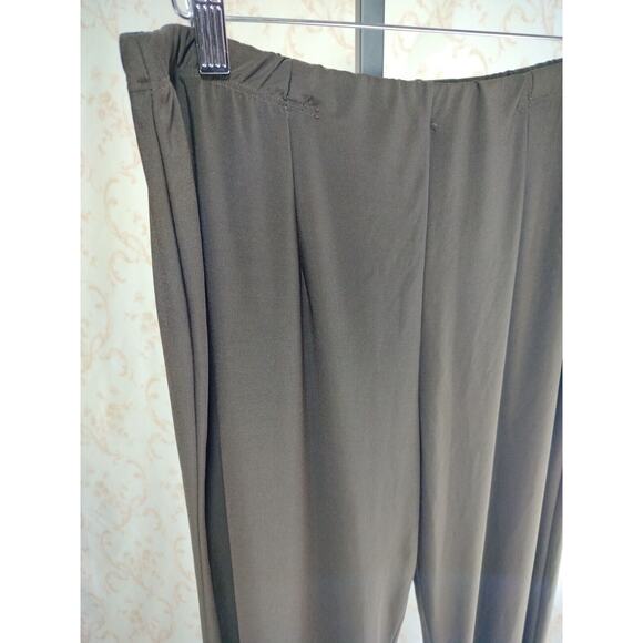 Passport Slinky Flat Front Straight Leg Pants Size XL - Picture 3 of 10